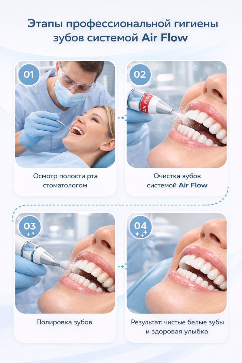 этапы процедуры Air Flow