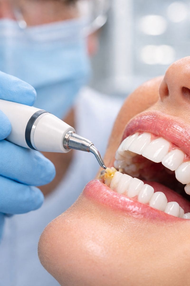 ультазвуковая чистка зубов